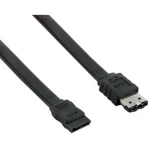 Cablu SATA M - eSATA M, 1 m, black Cablu SATA M - eSATA M, 1 m, black